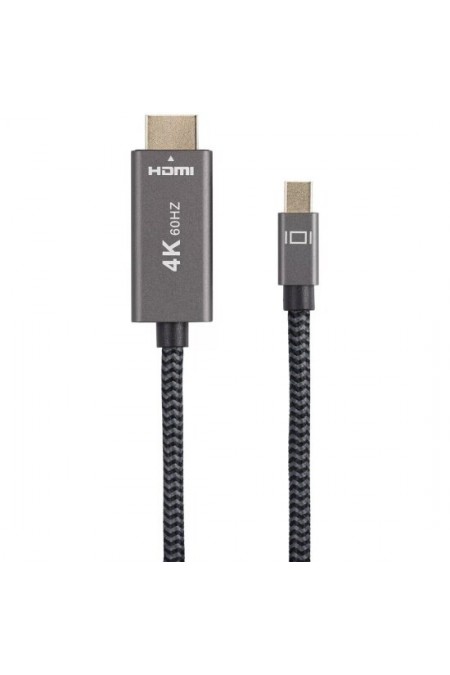 Кабель Telecom TA562M-1.8M miniDisplayPort M- HDMI M 4K@60Hz 1.8 м (черный) 1