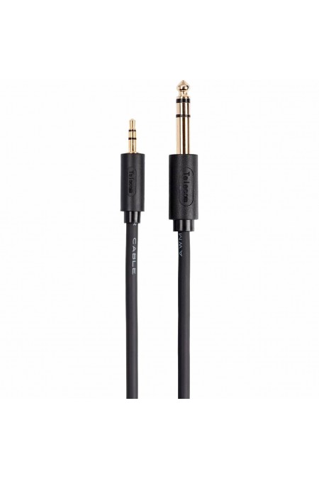Кабель Telecom TAV6165-1.5M 3.5ST(M)/6.35 ST(M) 1.5 м (черный) 3