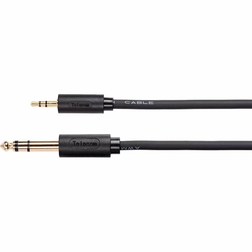 Кабель Telecom TAV6165-1.5M 3.5ST(M)/6.35 ST(M) 1.5 м (черный) 4