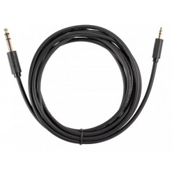 Кабель Telecom TAV6165-3M 3.5ST(M)/6.35 ST(M) 3 м (черный)
