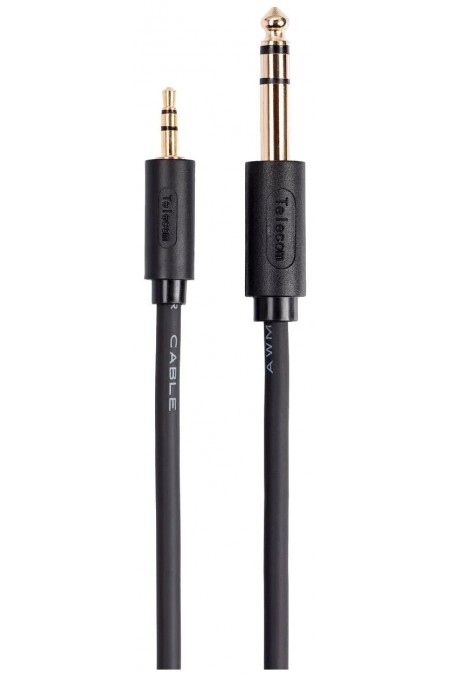 Кабель Telecom TAV6165-3M 3.5ST(M)/6.35 ST(M) 3 м (черный) 2