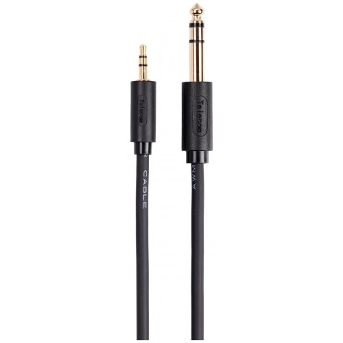 Кабель Telecom TAV6165-3M 3.5ST(M)/6.35 ST(M) 3 м (черный) 2