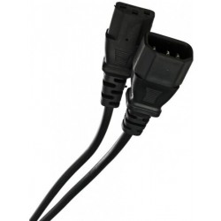 Кабель Telecom TE001-CU0.75-3M UPS to устройство 220V (IEC-320-C13/C14) 3м 3G 0.75 м (черный)