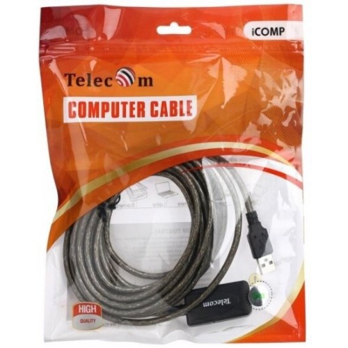 Кабель Telecom TUS7049-5M 5 м (прозрачный) 1