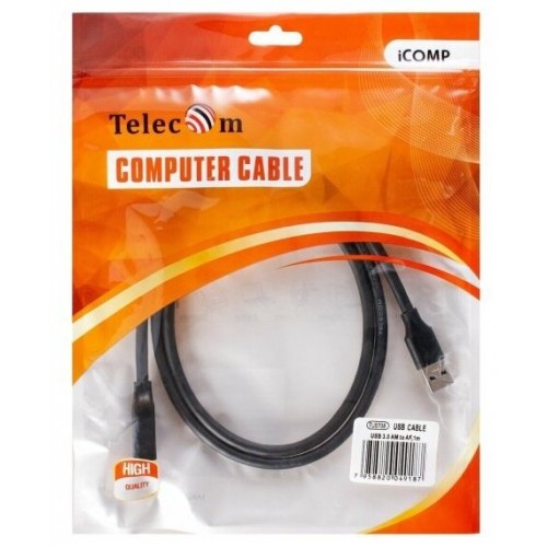 Кабель Telecom TUS708-1M 1 м (черный) 1