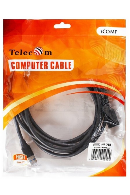 Кабель Telecom TUS708-3M 3 м (черный) 3