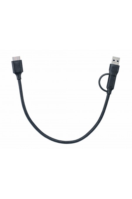 Кабель Telecom TUS714-0.3M 0.3 м (черный) 1