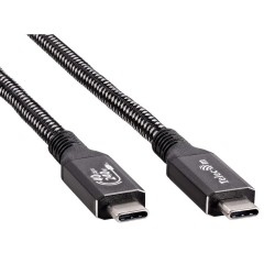 Кабель Telecom TUS840-1.5M USB4 TypeCM/CM 8K@30Hz 40Gbps PD 240W медь 1.5 м (черный)