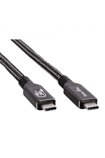 Кабель Telecom TUS840-1.5M USB4 TypeCM/CM 8K@30Hz 40Gbps PD 240W медь 1.5 м (черный) 