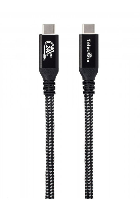 Кабель Telecom TUS840-1.5M USB4 TypeCM/CM 8K@30Hz 40Gbps PD 240W медь 1.5 м (черный) 6