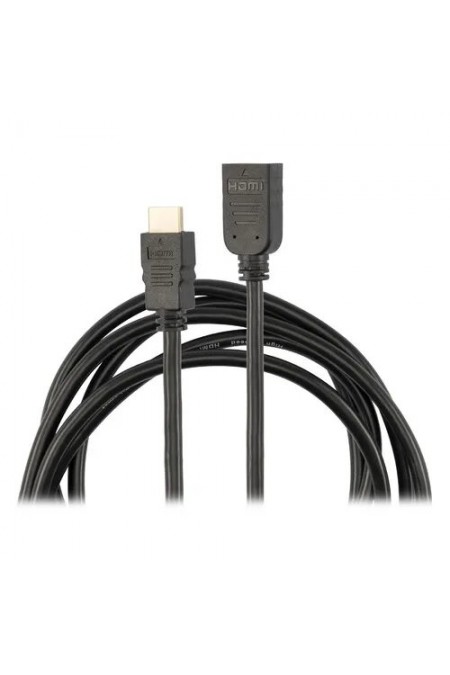 Кабель-удлинитель Buro BU-HDMI2.0-EXTND-3M HDMI (m)/HDMI (f) 3 м (черный) 