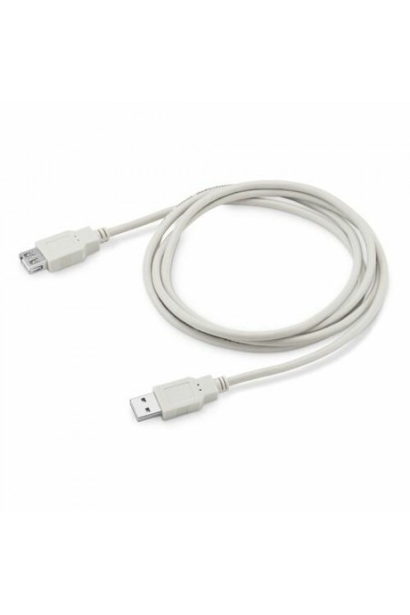 Кабель-удлинитель Buro Reversible USB A (m)/USB A (f) 1.8 м (серый) 