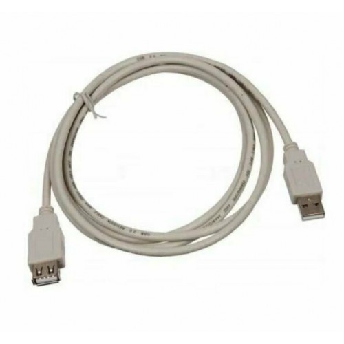 Кабель-удлинитель Buro Reversible USB A (m)/USB A (f) 1.8 м (серый) 2