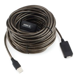 Кабель удлинитель Cablexpert UAE-01-15M AM/AF 15м (черный)