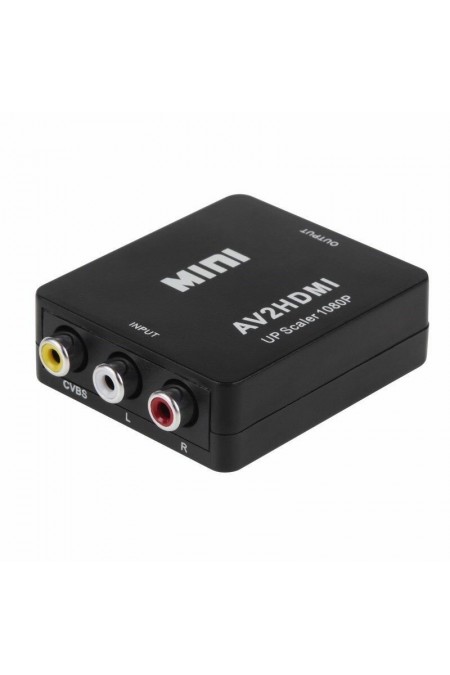 Конвертер REXANT 17-6939 3 RCA на HDMI пластик (черный) 
