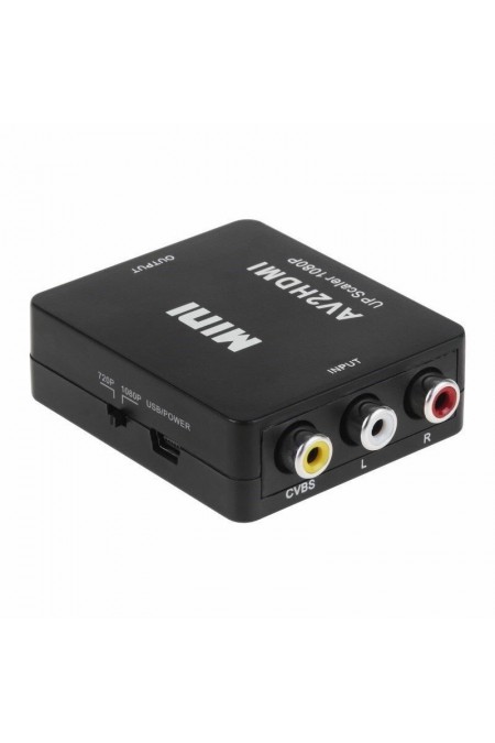 Конвертер REXANT 17-6939 3 RCA на HDMI пластик (черный) 1