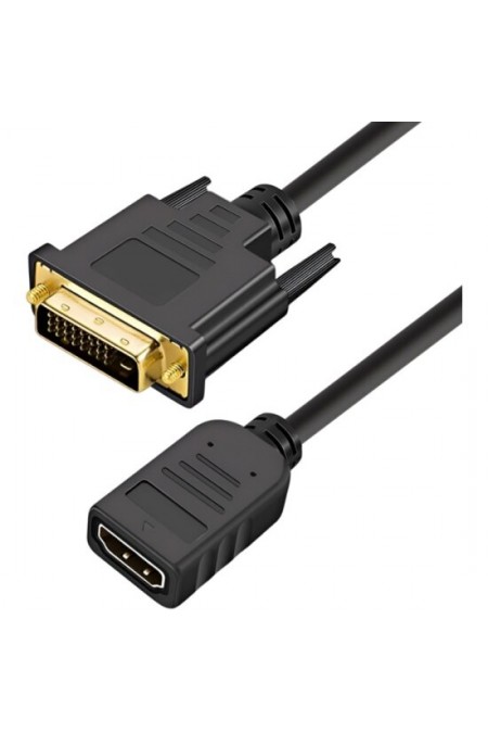 Переходник 5bites BC-HDF2DVI (DVI M - HDMI F) (черный) 
