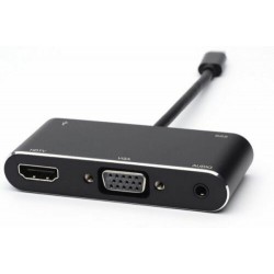 Переходник ATCOM AT2810 0.1 м (черный)