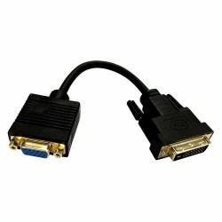 Переходник Buro 0.23м (DVI-D (m) VGA (f)) 0.23 м (черный)