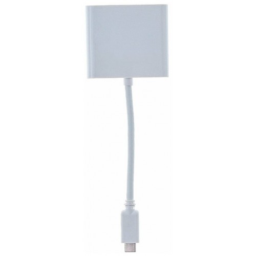 Переходник Buro BHP RET TPC-HDM USB Type-C (m) HDMI (f) USB 3.0 A(f) USB Type-C (f) (белый) 2