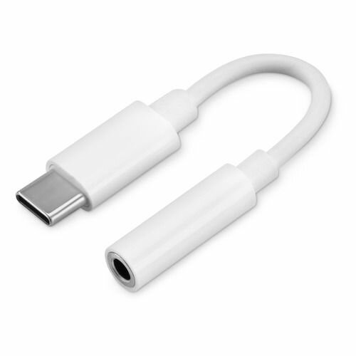 Переходник Buro BHP TPC-JCK (USB Type-C (m) Jack 3.5mm (f)) (белый) 