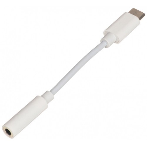 Переходник Buro BHP TPC-JCK (USB Type-C (m) Jack 3.5mm (f)) (белый) 1