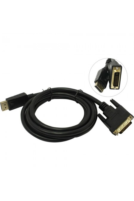Переходник Cablexpert CC-DPM-DVIM-6 DisplayPort (M) в DVI-D (M) 1.8 м (черный) 5