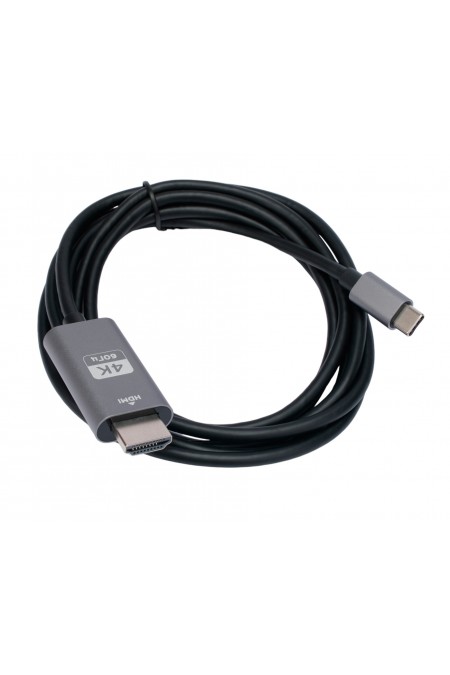 Переходник Cablexpert CCB-A-CM-HDMI-1.8M с Type-C на HDMI v2.0 Mobile 1.8 м (черный) 1