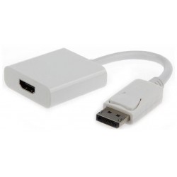 Переходник Cablexpert DisplayPort - gt HDMI A-DPM-HDMIF-002-W (белый)