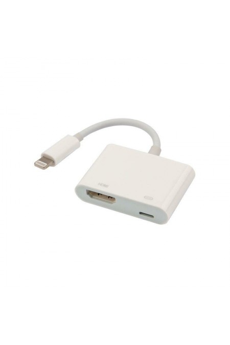 Переходник REXANT 18-4152 Lighting (Male) - HDMI (Female) (белый) 