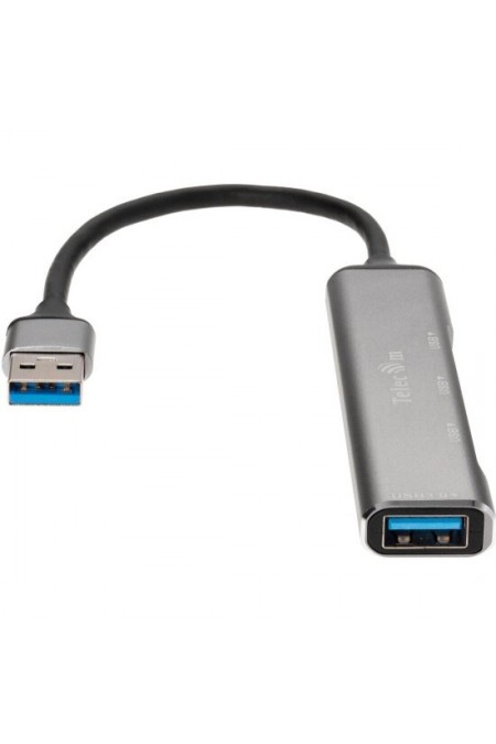 Переходник Telecom TA308U USB 3.0 - USB3.0+3 USB2.0 Aluminum Shell 0.2 м (серый) 2