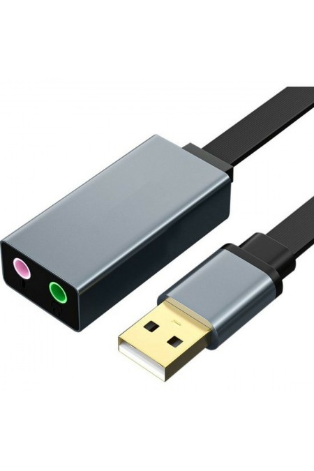 Переходник Telecom TA313U 0.1 м (черный) 