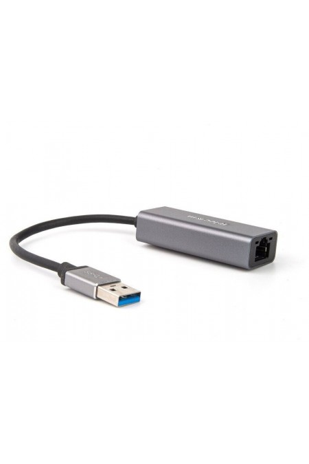 Переходник Telecom TU312M USB 3.0 (Am) --&gt LAN RJ-45 Ethernet 1000 Mbp (серый) 1