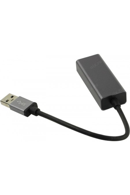Переходник Telecom TU312M USB 3.0 (Am) --&gt LAN RJ-45 Ethernet 1000 Mbp (серый) 
