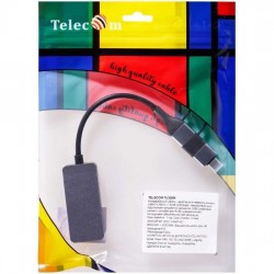 Переходник Telecom TU326M 0.15 м (черный)