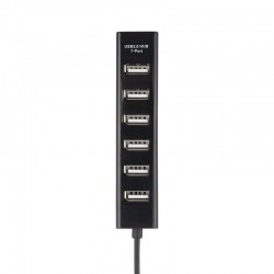 Разветвитель REXANT 18-4107 USB на 7 портов (черный)