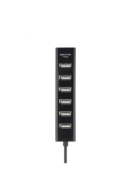 Разветвитель REXANT 18-4107 USB на 7 портов (черный) 