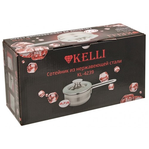 Ковш Kelli KL-4239 0.7 л (серебристый) 4