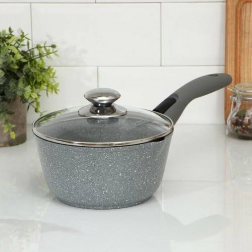 Ковш Kukmara Мраморная кмт0156а 1.5 л (темный мрамор) 1