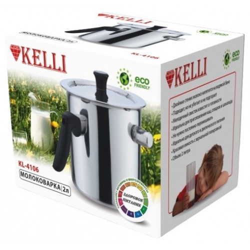 Молоковарка Kelli KL-4106 2 л (серебристый) 1