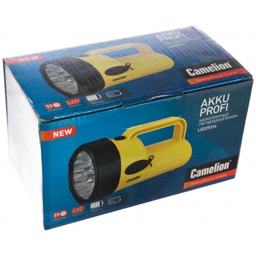 Фонарь Camelion LED29314 желтый/черный 5