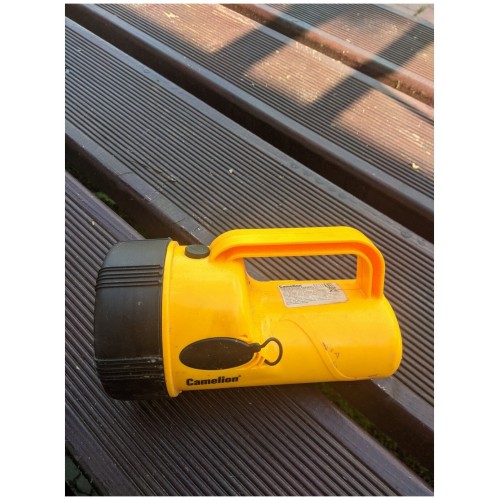 Фонарь Camelion LED29314 желтый/черный 6