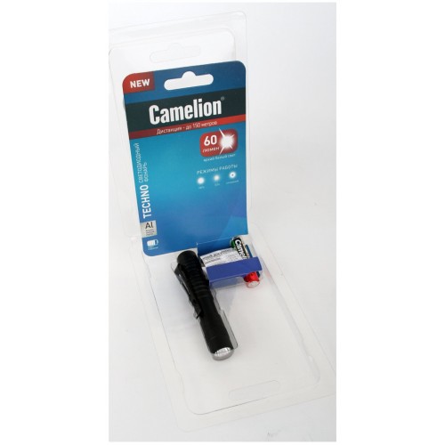 Фонарь Camelion LED51516 черный 9