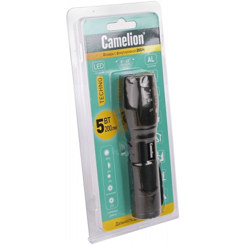 Фонарь Camelion LED51530 черный 1