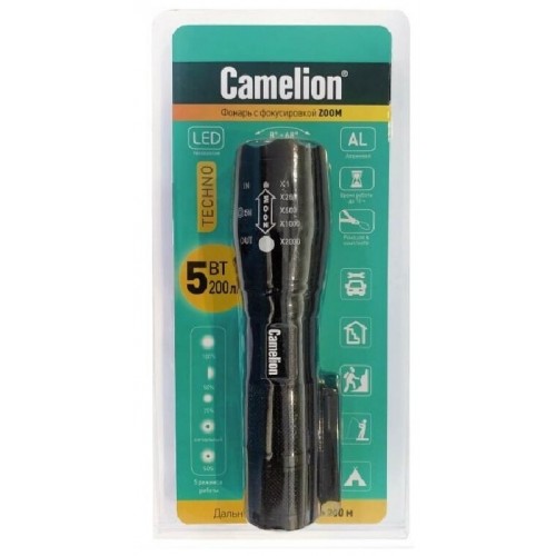 Фонарь Camelion LED51530 черный 5