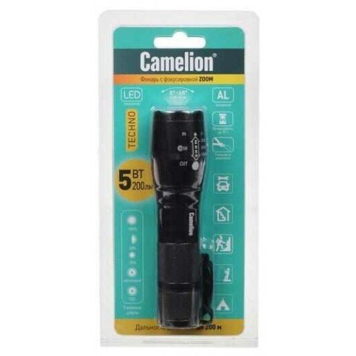 Фонарь Camelion LED51530 черный 7