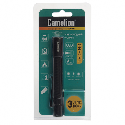 Фонарь Camelion LED51533 черный 8