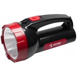 Фонарь КОСМОС 9105WLED черный/красный
