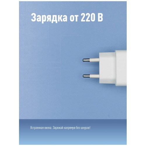 Фонарь КОСМОС Accu103LED черный/красный 5