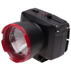 Фонарь налобный КОСМОС H1WLED черный/красный